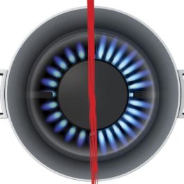 Placa de gas BEKO - 3 fuegos + 1 doble anillo - 60 cm - HILW6121SB