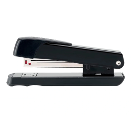 Rexel Grapadora Meteor Metálica, Capacidad 20 Hojas, Usa Grapas 24/6 y 26/6, Color Negro