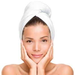 Cosmetic Club Toalla Cabello Bambú - Absorción Rápida y Secado Eficiente de Pelo - 22x52 cm