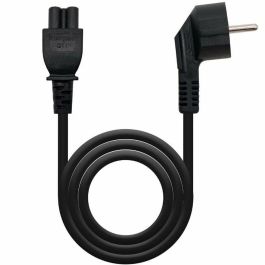 NANOCABLE Cable alim. trebol, CEE7 acodado/M-C5/H, 2 m NANOCABLE Cable alim. trebol, CEE7 acodado/M-C5/H, 2 m