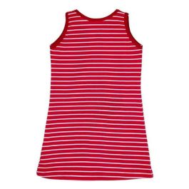 Cerdá Vestido de Punto Single Jersey Minnie Rojo para Niña, Talla 4 Años