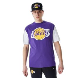 Camiseta de Manga Corta Hombre New Era 60424423 Morado (XL)