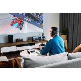 ViewSonic M10E Proyector Láser RGB Portátil Smart, Full HD 1080p, 2.200 Lúmenes, Harman Kardon, Wi-Fi, USB-C