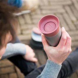 Berghoff 3950124 Vaso Térmico de Acero Inoxidable 0,33 L para Bebidas Frías o Calientes hasta 6 Horas