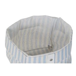 DKD Home Decor Cesta Naranja 14 x 14 x 14 cm Set de 3 Piezas Algodón y Poliéster Rayas New