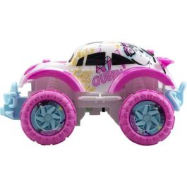 EXOST MINI PIXIE - Cochecito a control remoto Buggy - Todo terreno - Color rosa - Tamaño mini 14 cm - A partir de 5 años