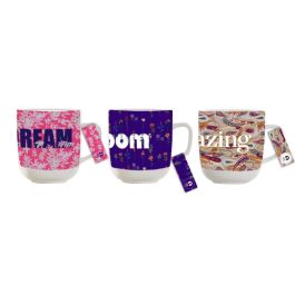 DKD Home Decor Mug de Porcelana Daydream Multicolor 380ml, Apto para Microondas y Lavavajillas, Surtido, Set de 12 Unidades Precio: 18.12096. SKU: B1DDH3X758