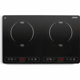 Livoo DOC236 Placa de Inducción Doble con Superficie 22 cm, Temperatura 60-240°C, 10 Niveles de Potencia, Panel Digital, Negro Livoo DOC236 Placa de Inducción Doble con Superficie 22 cm, Temperatura 60-240°C, 10 Niveles de Potencia, Panel Digital, Negro