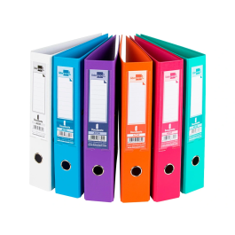 Liderpapel Archivador de palanca Folio Documenta forrado PVC con rado lomo 75 mm colores surtidos trending