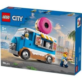 LEGO 60452 Camión de Comida Donut LEGO City - Kit de Juguete de Construcción de Ladrillos y Bloques para Niños y Niñas a partir de 5 años