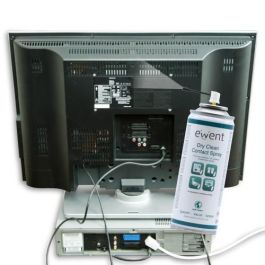 Ewent EW5614 Espray para limpieza de equipos, Pantallas/Plásticos, Universal, 200 ml