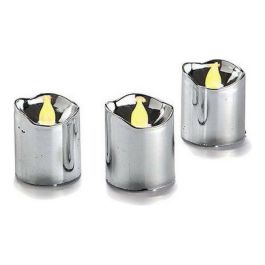 Giftdecor Set de 3 Velas LED Taco Plata 18x14x4 cm (Set de 24) Precio: 33.94999971. SKU: S3602371