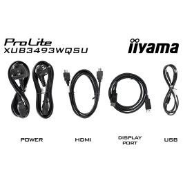 iiyama XUB3493WQSU-B6 Monitor 34" UW-QHD IPS 1440p 120Hz 1ms 86.36cm Negro