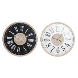 Reloj de Pared DKD Home Decor Negro MDF Blanco (60 x 4,5 x 60 cm) Precio: 77.98999945. SKU: B17NAFC9TT