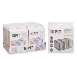 Organizador Kipit 9 compartimentos para camisas, 36x20x1615 cm, gris, nylon (24 Unidades) Organizador Kipit 9 compartimentos para camisas, 36x20x1615 cm, gris, nylon (24 Unidades)