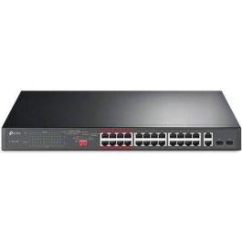 TP-Link TL-SL1226P Switch 24 Puertos Gigabit PoE+ No Gestionable, 24x 10/100 Mbps + 2x Gigabit RJ45, 2 SFP, 250W Total, Extensor PoE hasta 250m Precio: 176.89000043. SKU: S5603975