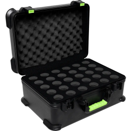 SBG Estuche de Transporte de Polietileno para 30 Micrófonos con Cierre TSA