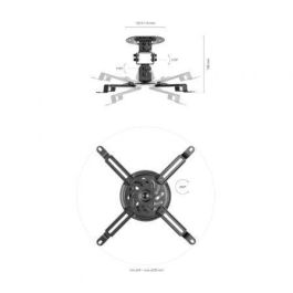 Aisens Soporte Universal Giratorio Inclinable para Proyector, Carga Máxima 13.5kg, Negro Aisens Soporte Universal Giratorio Inclinable para Proyector, Carga Máxima 13.5kg, Negro