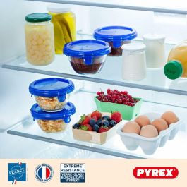 Pyrex PYR3426470286244 Juego de 5 mini cuencos de Vidrio Redondos con Tapa antigoteo - 0.2 L