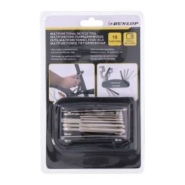 Dunlop Multiherramienta para Bicicleta 15 Funciones Acero Negro Colores Surtidos