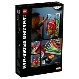 LEGO Art The Amazing Spider-Man 31209, Juego de Construcción de Arte con Mosaico, 2099 Piezas, para Adultos, 18+
