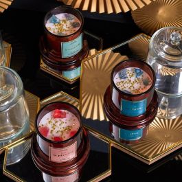 Home Deco Factory Vela Perfumada Piedras Apothicaire con Campana para Decoración del Hogar