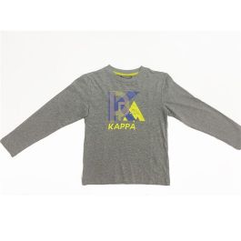 Camiseta de Manga Corta Infantil Kappa Benoit Tee Gris claro