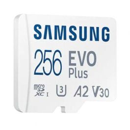 Samsung MB-MC256SA/EU Tarjeta de Memoria microSDXC EVO Plus 256GB Clase 10 A2 V30 con Adaptador SD 160MB/s