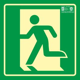 Syssa Pictograma Señal de Salida de Emergencia Izquierda PVC Fotoluminiscente 210x210 mm Precio: 3.50000002. SKU: B1DMFFPQV3