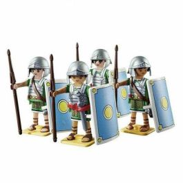 Playmobil Asterix: Tropa Romana con Escudos y Formación Tortuga