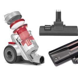 Aspirador Turbo Argon 900 W Gris/Rojo 36.3x27.5x25.5 cm, 1.5 L Aspirador Turbo Argon 900 W Gris/Rojo 36.3x27.5x25.5 cm, 1.5 L