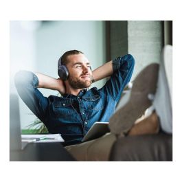 Philips Auriculares TAH2005BK/00 con Jack 3.5mm, Supraurales, Cerrados, 40mm, Negros