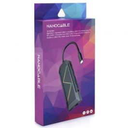 Docking USB Tipo-C Nanocable 10.16.0901/ 3xUSB/ 1xUSB Tipo-C PD/ 1xHDMI/ 1xRJ45/ 1xLector Tarjetas SD TF/ Audio Docking USB Tipo-C Nanocable 10.16.0901/ 3xUSB/ 1xUSB Tipo-C PD/ 1xHDMI/ 1xRJ45/ 1xLector Tarjetas SD TF/ Audio
