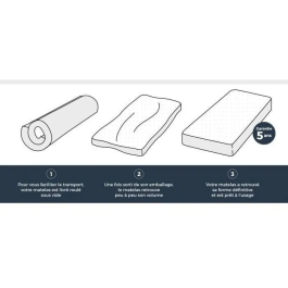 Deko Dream Kiva Colchón de espuma 90 x 190 cm firme, grosor 16 cm