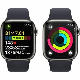 Apple Watch Series 9 GPS + Cellular - 41 mm - Caja de acero grafito - Correa deportiva medianoche - M/L