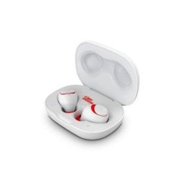 AURICULARES BLUETOOTH SPC EBON GO BLANCOS - BT 5.0 TWS - ESTUCHE DE CARGA - ALCANCE 10M - FUNCIÓN MANOS LIBRES - IPX5 - ASISTENTE DE VOZ