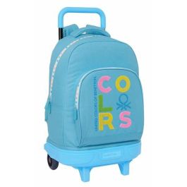 Mochila Escolar Benetton Spring Azul cielo 33 x 45 x 22 cm Precio: 37.50000056. SKU: B17N4P63RY