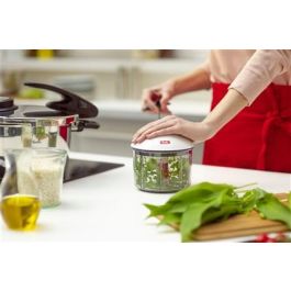 Fissler 001-051-00-062/0 FINECUT Picadora para verduras, frutas y hierbas con función de centrifugado y tapa stay-fresh Fissler 001-051-00-062/0 FINECUT Picadora para verduras, frutas y hierbas con función de centrifugado y tapa stay-fresh