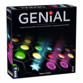 Devir Juego Mesa Genial 2024 - Diseñado por Reiner Knizia, Nominado al Juego del Año 2004, para 2-4 Jugadores, 45 Minutos, Edad 8+