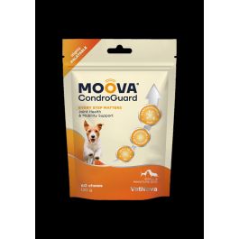 Vetnova Moova Condroguard Dog Small & Mini para Perros Pequeños y Mini, 60 Comprimidos Masticables Precio: 41.7899999. SKU: B16QA9S7SV