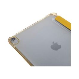 Tucano Funda Folio Satin para iPad Air 11 M2 (2024), 27.9 cm (11 Pulgadas), TPU, Amarillo Senfgelb, Modo Espera, Resistente a Golpes, Portaboligrafo, Modelo IPDA11M2ST-DY