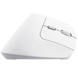 Trust Ratón Ergonómico Inalámbrico Bayo II Recargable Blanco 25398 Hasta 2400 DPI