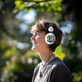 Minecraft Auriculares Gaming para Niños y Adultos, Diadema Ajustable, Conector Jack 3.5mm Universal, Compatible con Consolas y Tablets