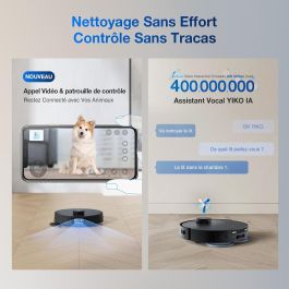 ECOVACS Deebot T30s Pro Gen2 Robot aspirador y fregona 13500 Pa Cepillo ZeroTangle Limpieza con agua tibia