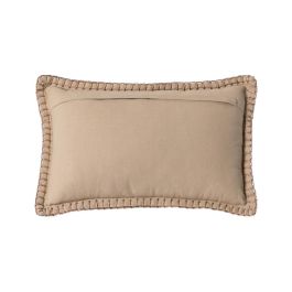 Cojín Marrón Algodón/Terciopelo 30 X 50 cm