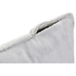 DKD Home Decor Cojín Urban Gris Claro 45x45 cm Poliéster Pack 2 Unidades con Cremallera