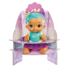 Mattel My Garden Baby Gatita Bebé Morado Hace Pipi HHL22 Muñeca +2 Años