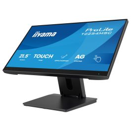 Iiyama T2254MSC-B2AG - Monitor Táctil de 21.5 Pulgadas (54.6 cm), Full HD (1920 x 1080), IPS, Panel LED, 4 ms, Altavoces Integrados, USB, Negro