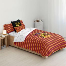 Funda Nórdica Harry Potter Gryffindor Shield Multicolor 175 Hilos 260 x 240 cm Cama de 180