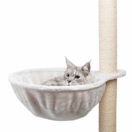 Trixie Bolsa de confort XL de felpa para árbol de gato, Ø45cm, para gatos grandes y pesados, soporta hasta 9 kg, Gris claro Trixie Bolsa de confort XL de felpa para árbol de gato, Ø45cm, para gatos grandes y pesados, soporta hasta 9 kg, Gris claro